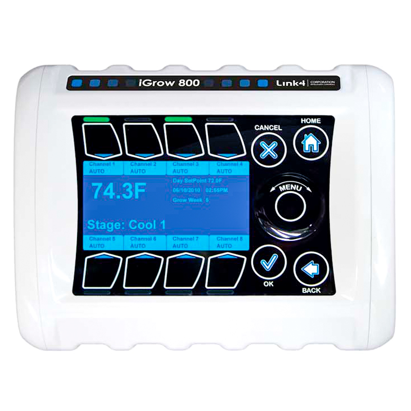 iGrow 800 controller for automated blackout greenhouse